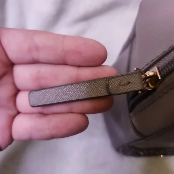 Kate Spade Taupe And Silver Backpack with Glitter Accent - Picture 3 of 8